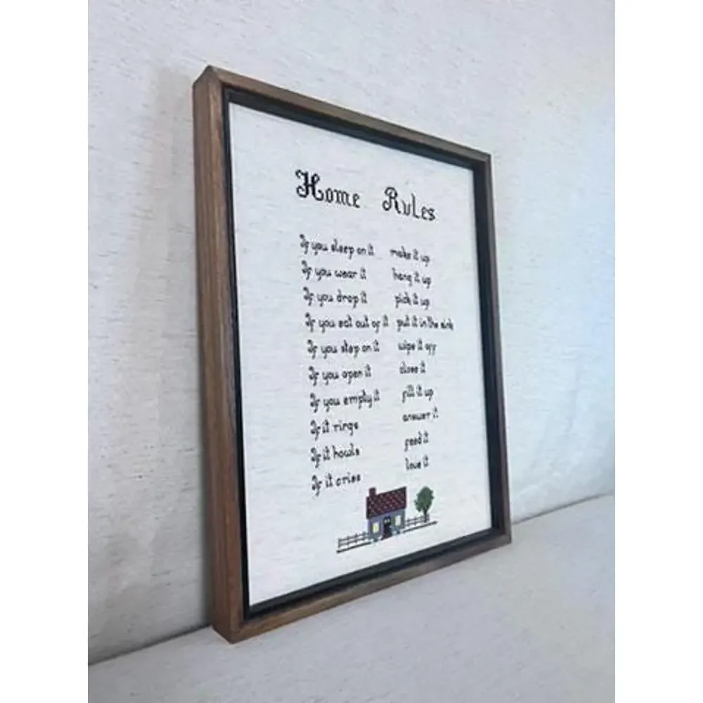 Framed Cross-Stitch 